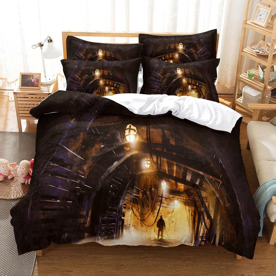 

Beautiful Dancer Duvet Cover Set King Queen Full Size 3D Dance Under Moon Elegant Polyester Comforter Cover For Boy Girl Teens EU single(135x200cm)