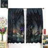 Game Room Curtain Black Dragon Curtain Skeleton Gothic Decoration Window Treatments Fantasy Dream Theme Blackout Window Curtain