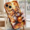 Phone Case: 2D Flat Design Suitable for iPhone 18, 17, 16, 15, 14, 13Pro Protective Cases, Couple Style, Warm and Comforting, Christmas and Halloween 