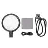 Reading Magnifying Glass 5X 15X with 3 Level 36 LED Light Adjustable Rechargeable Flexible Gooseneck Magnifier