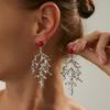 Design Pleated Three-dimensional Flower Coral Stud Earrings Ins Smooth Irregular Disc Earrings