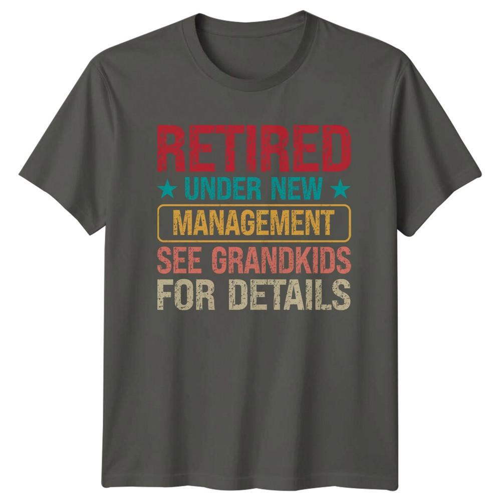 Retired Under New UnisexageUnisext See Grandkids Details RetireUnisext TShirt S