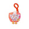 Cute Cartoon Long-legged Duck Keychain Fun Whack-a-mole Mini Game Accessory