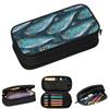 Fish Shaped Fish Pattern Pencil Cases for Students Gifts Pen Box Pencil Bag Large Storage Pencil Pouch