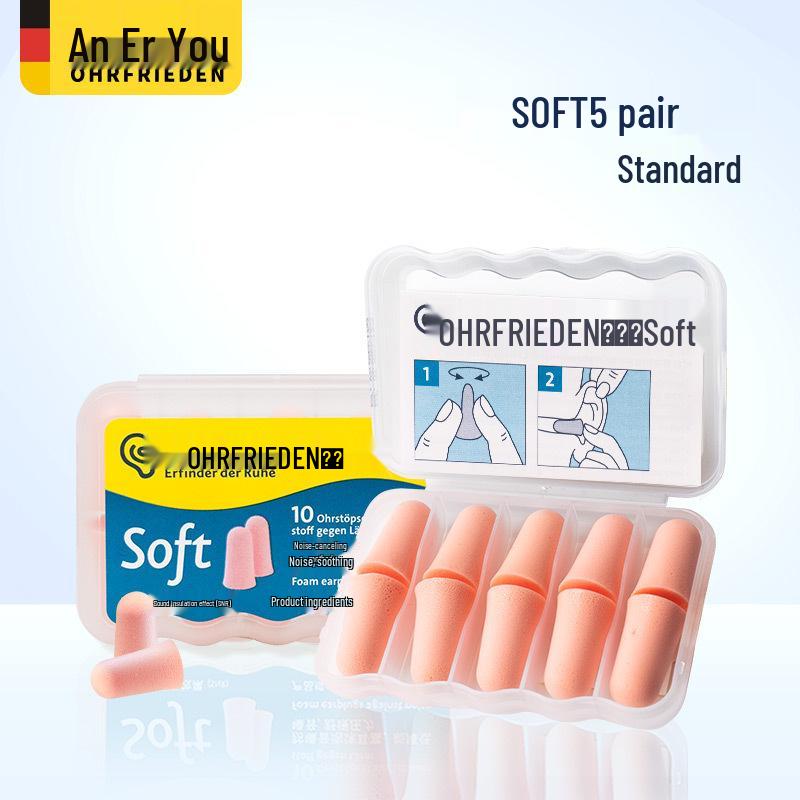 German Soundproof Earplugs for Anti-Snoring and Noise Reduction