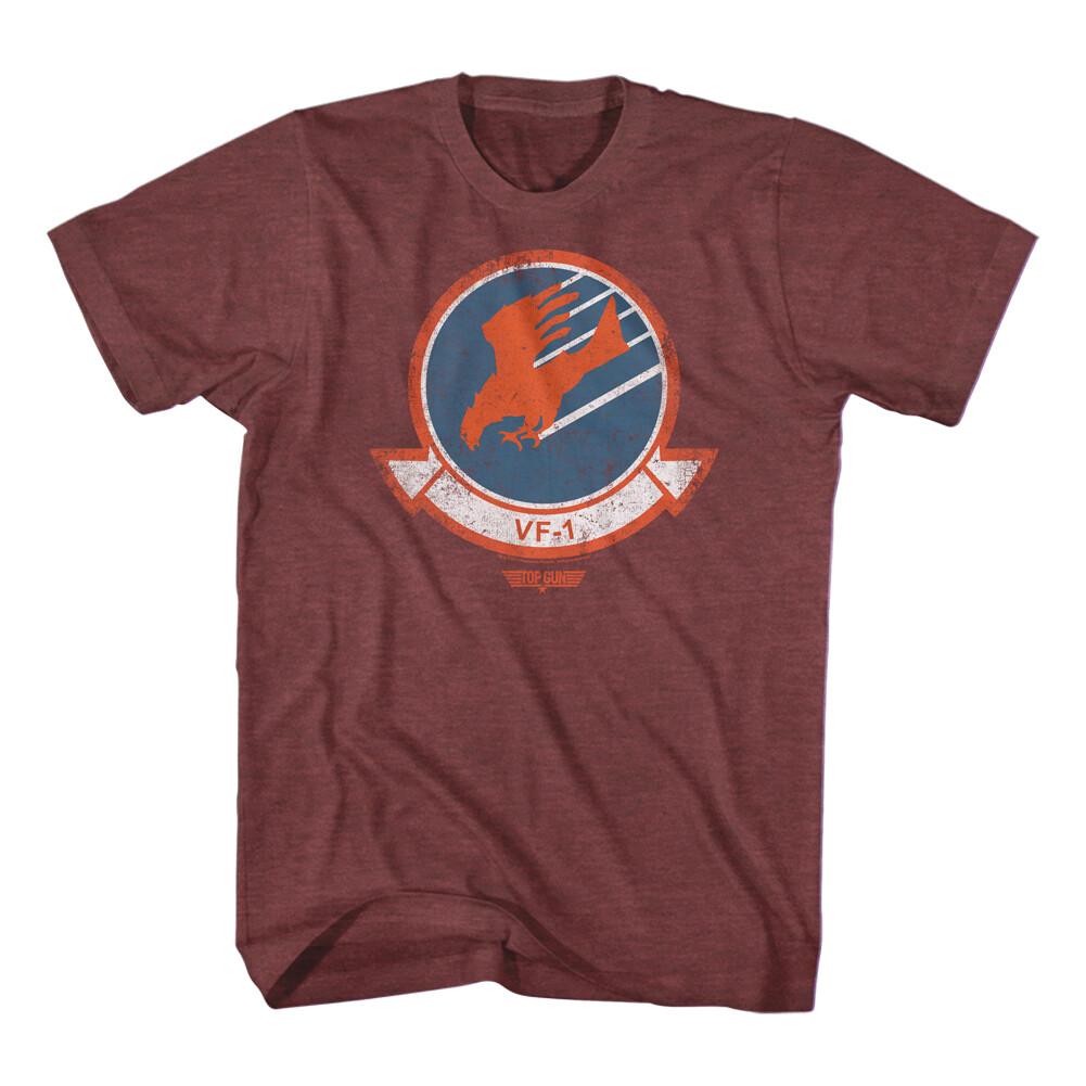 Top Gun Movie VF-1 Thunderbird Squadron Logo Badge Men T Shirt S