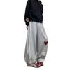 American striped silhouette casual sweatpants men's heavy design sense letter love hip-hop wide-leg couple sports trousers