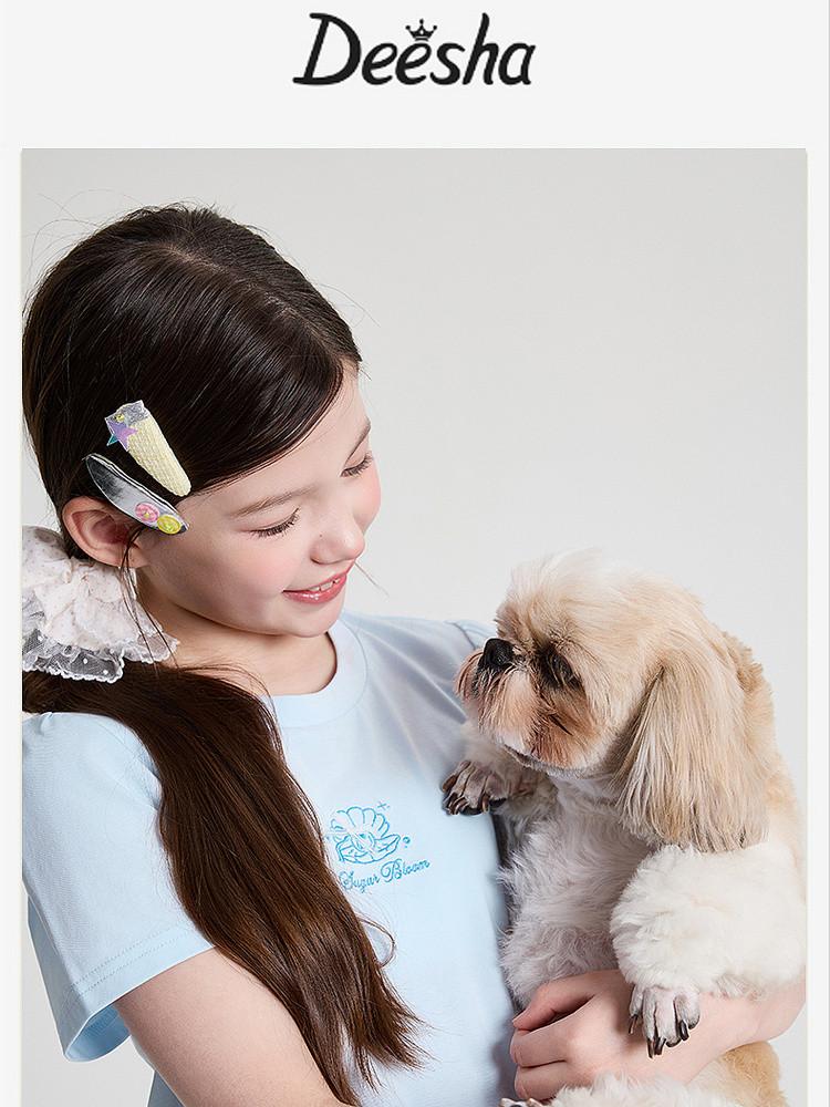 Girls' T-shirt with Cute and Fun Print