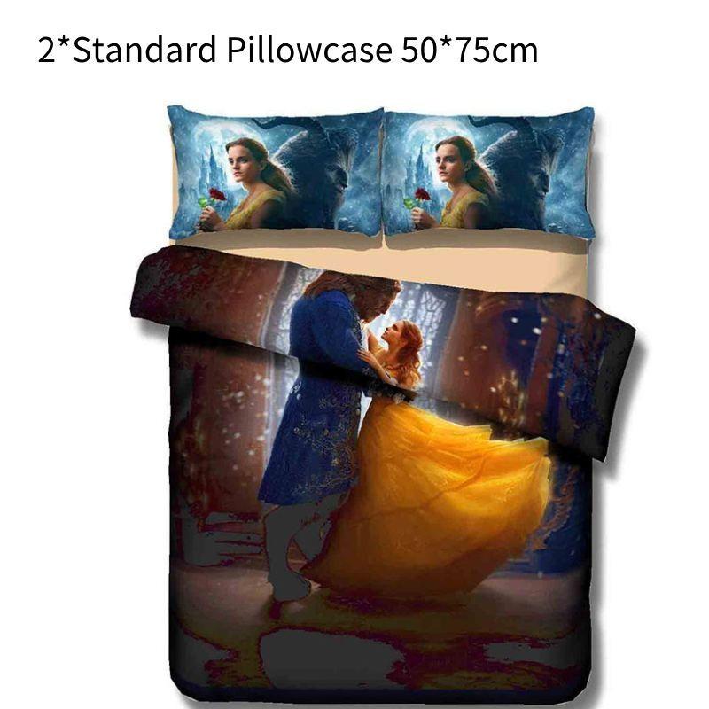 Stylish 3d Bed Sheet Set High Definition Digital Print Modern Minimalist Design