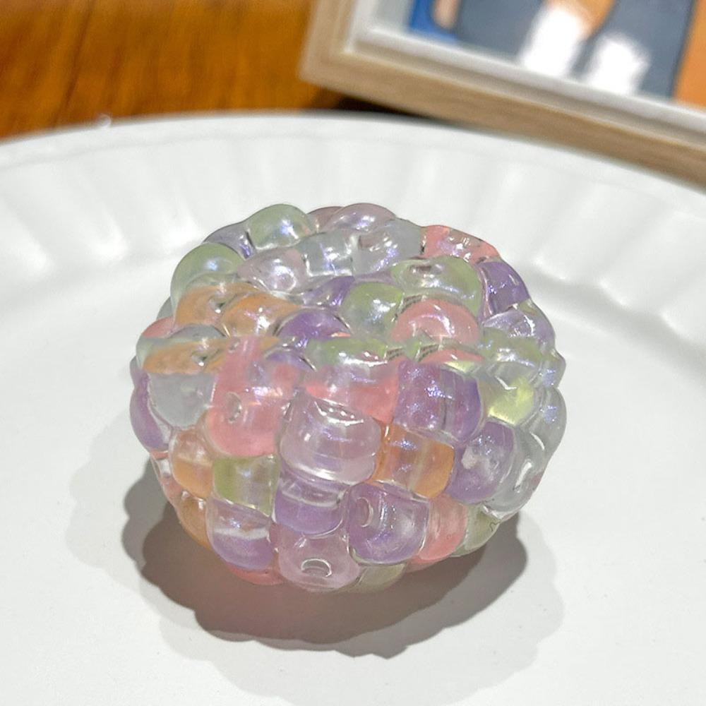 Transparent Hand Made Ball Pinch Toy Super Soft Slow Rebound Toy Office Workers