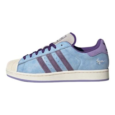 SYM X  Originals Superstar 2 Versatile Comfortable Skate Shoes Unisex Sneakers Blue Purple KI3533