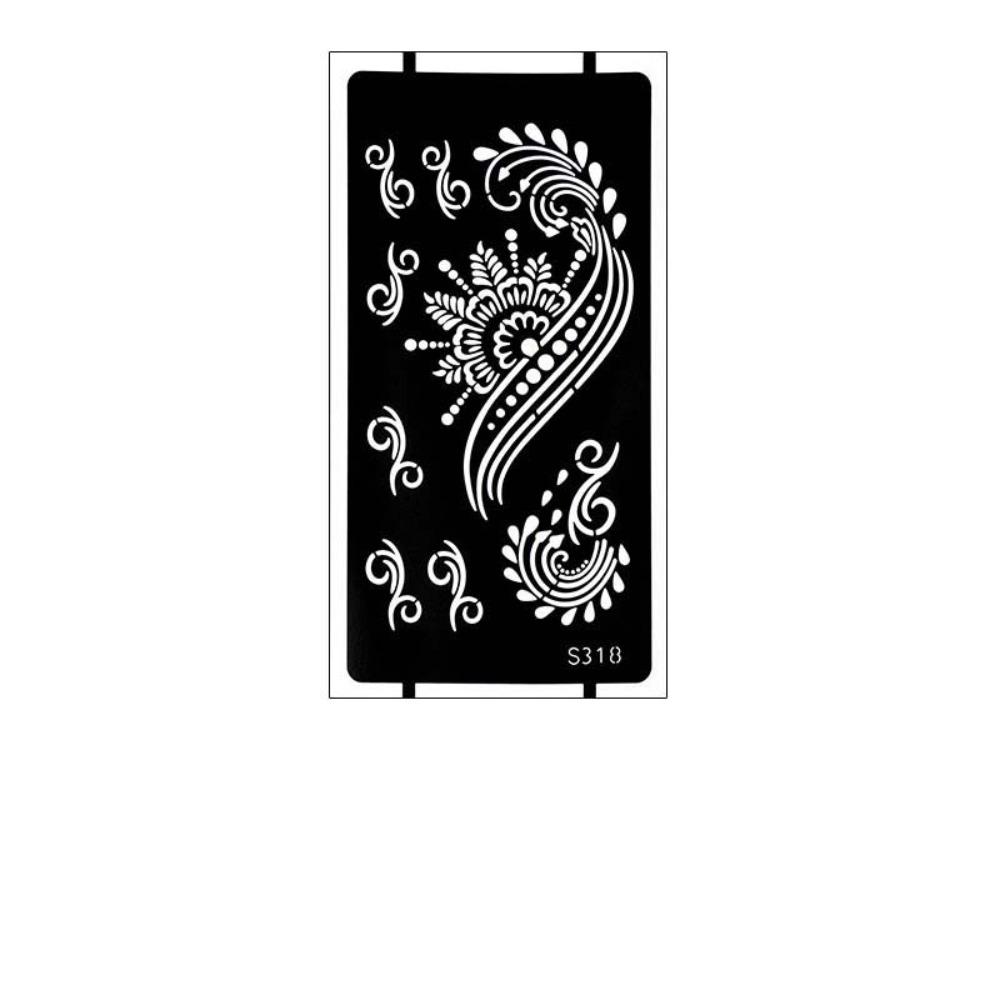Lace Fake Tattoo Temporary Tattoo Template Legs Arm Henna Tattoo Decals  Women/Lady