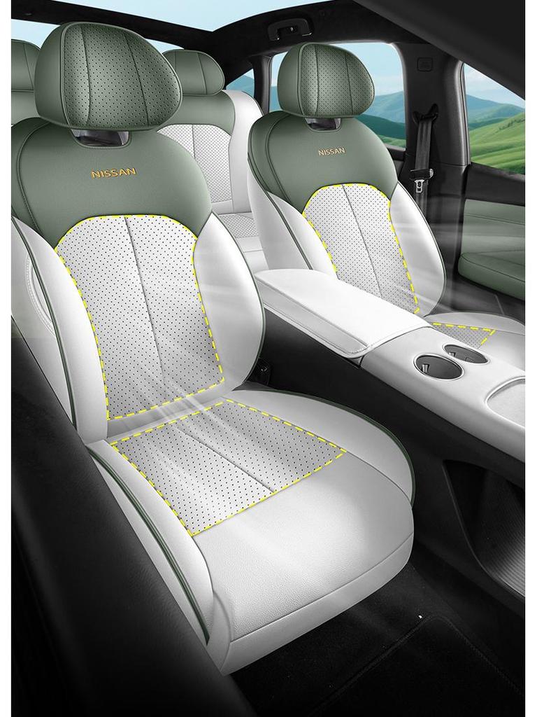 All-Season Full-Coverage Car Seat Covers for 2025 Nissan N7 Models