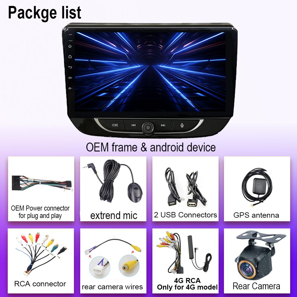 Android 14 For Chevrolet Onix 2020 + Auto Radio Stereo Head Unit Carplay Multimedia Video Player Navigation WIFI GPS No 2din DVD