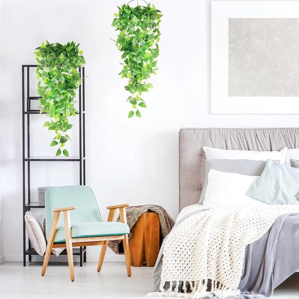 Wall Mounted Artificial Plant Creeper Artificial Ivy Home Garden Decoration  Christmas Decor