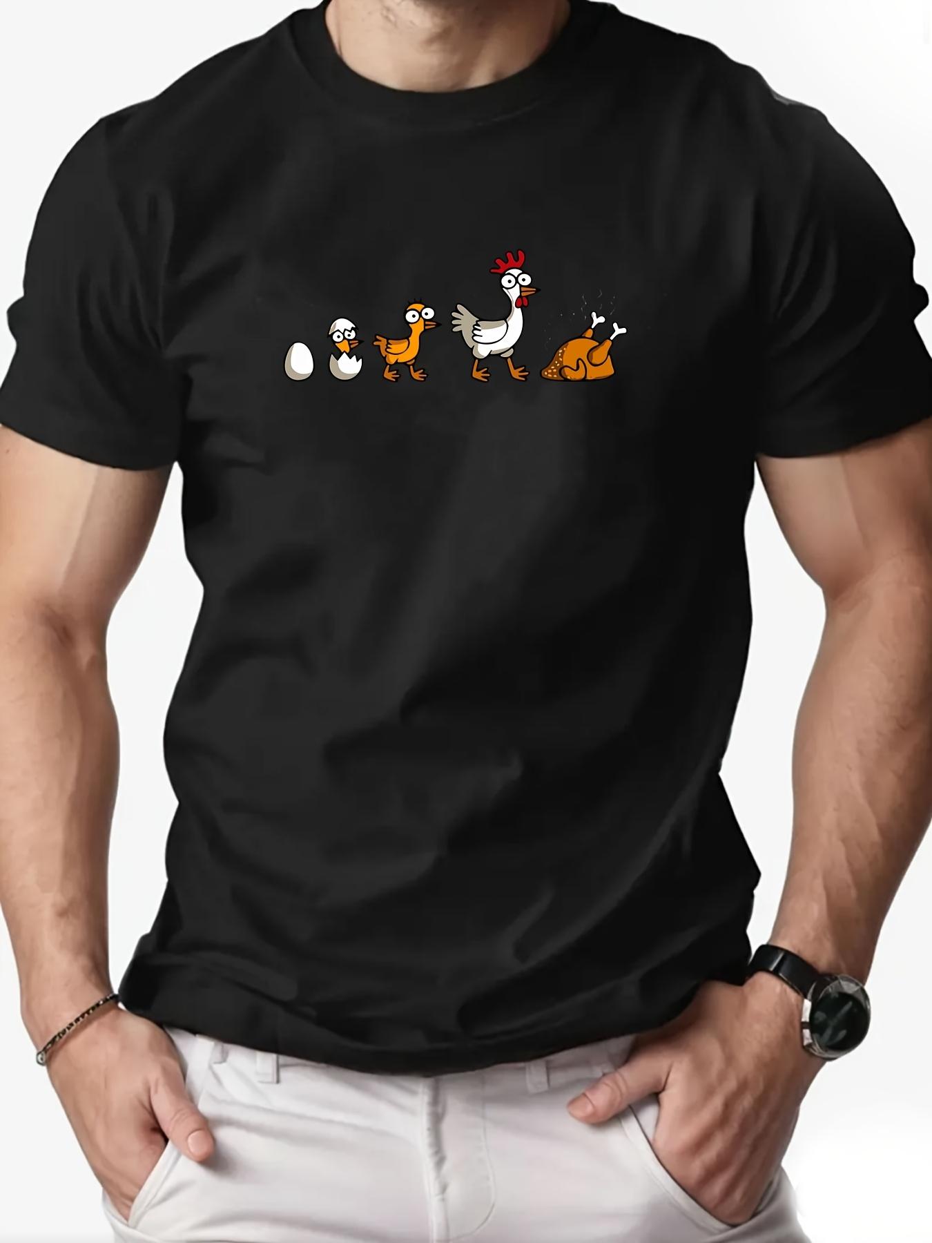 T-Shirt y2k Chicken Growth Chart T Red S