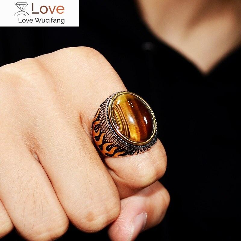 

Новое поступление модное ретро древнее ближневосточное арабское стильное кольцо из камня стали тигровый глаз драгоценный камень пламя ювелирные изделия для мужчин подарки на вечеринку 7
