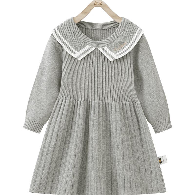 Labby Girls  Winter Knit Dress 110