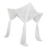 Net Curtains for Bed Room Polyester Canopy Net Four Opening Bed Tent Privacy Curtain for Bunk and Double Bed