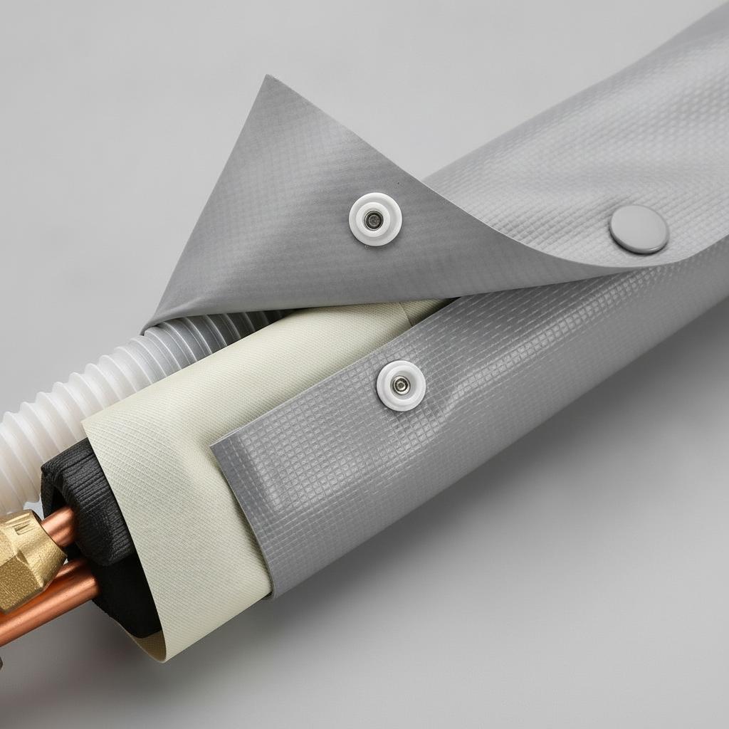 Air Conditioner Outdoor Unit Pipe Protection Cover AntiSunlight Waterproof AntiAging Insulation
