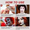 White Liquid Foundation Pure White Toning Cream Foundation, Face & Body Painting Product for Cosplay, Mardi Gras and Carnival