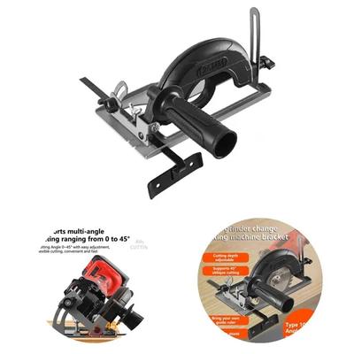 1 conjunto de base para esmerilhadeira angular, profundidade prática, cobertura ampliada ajustável, cobertura ampliada, suporte para esmerilhadeira angular, suporte para uso em oficina, suporte para esmerilhadeira angular