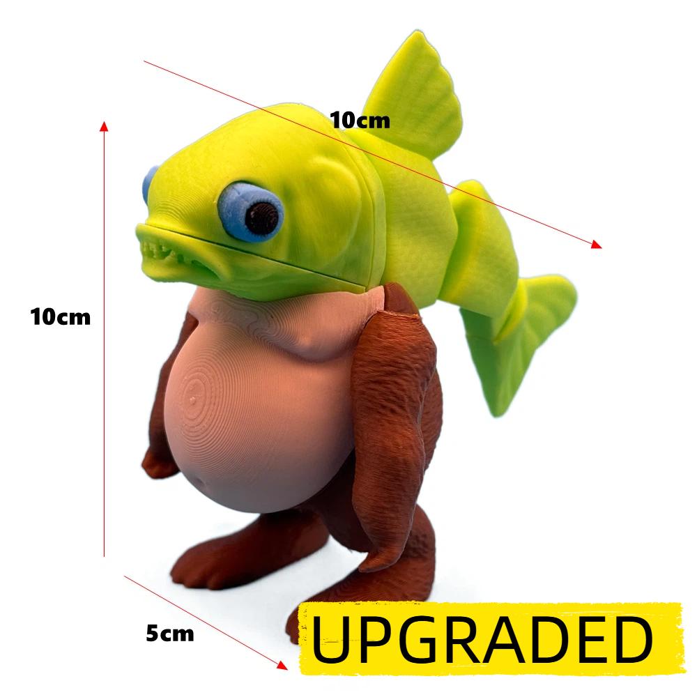 Tung Tung Tung Sahur Anime Figure Ballerina Cappuccino Action Figures Brainbot Tralalero Tralala Figurine Desk Model Ornament