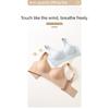 Jelly-style Underwear with Soft Support, Seamless Wide Shoulder Straps, Cup Fixation, Double Breast Reduction, Without Steel Rings.