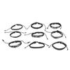 9pcs Braided PU Leather Bracelets for Men Women Vintage Multi Layer Easy Matching Woven Cuff Wrap Bracelets