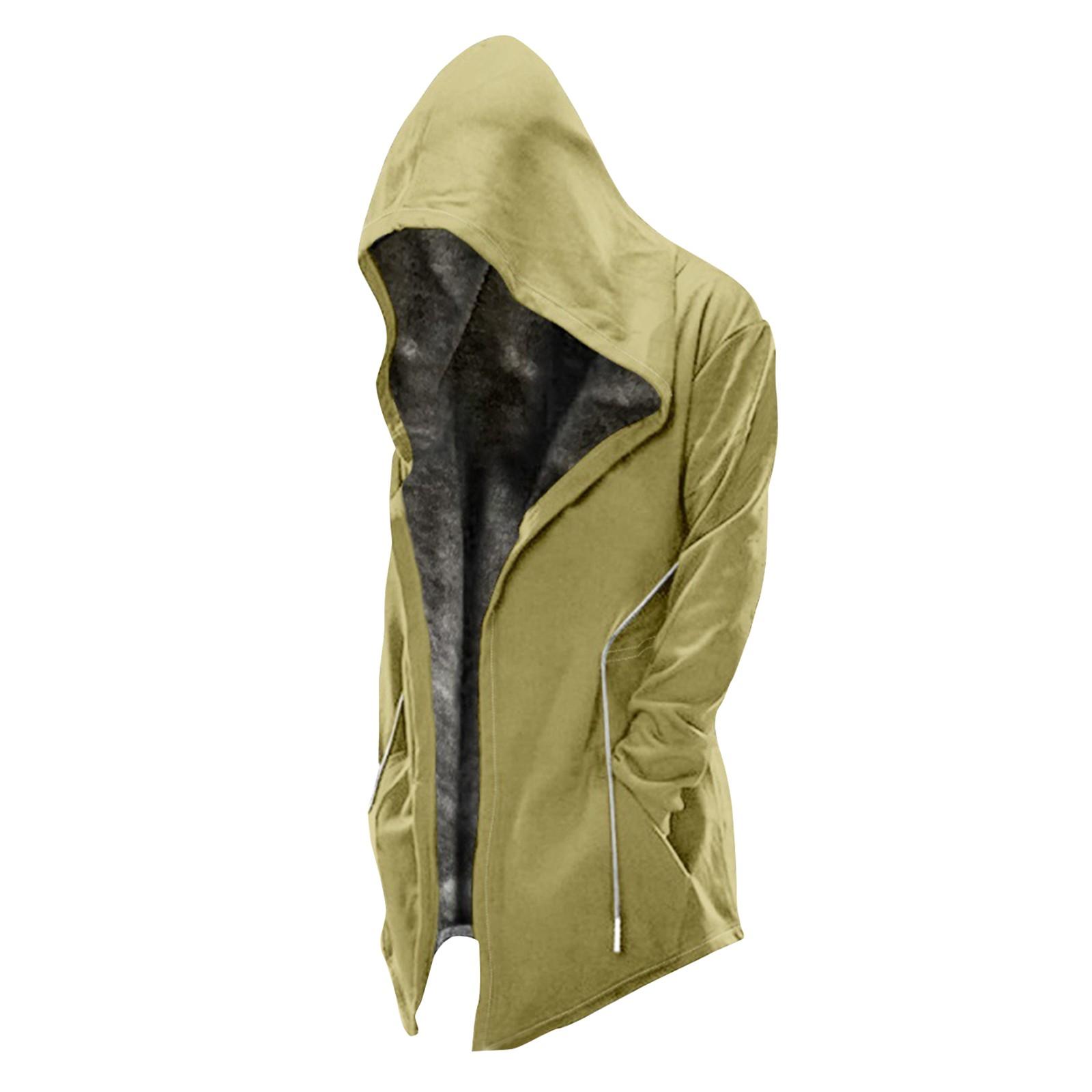 Мужская однотонная бархатная утолщенная длинная куртка Мужская повседневная куртка — фото 9