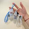 Porte-clés en peluche Labubu Nouveau 4CM Poupée en vinyle Rubble Pendentif en peluche Mignon Pendentif de sac