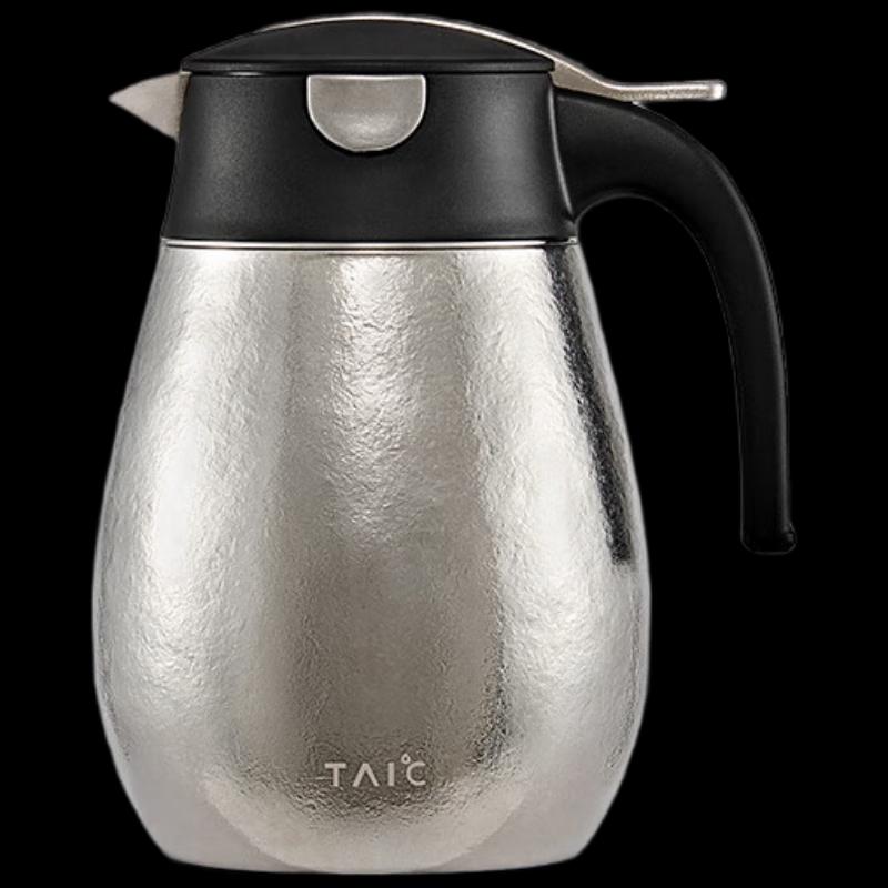 Двустенный термо-заварочный чайник из чистого титана
