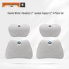 BMW Neck & Lumbar Support Pillow - Fits 1, 3, 5, 7 Series, X1, X3, X5, X6 - Car Interior Accessory