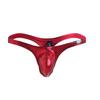 Pánská tanga Sexy spodní prádlo Pánské spodky z umělé kůže G-string tanga Gay kalhotky