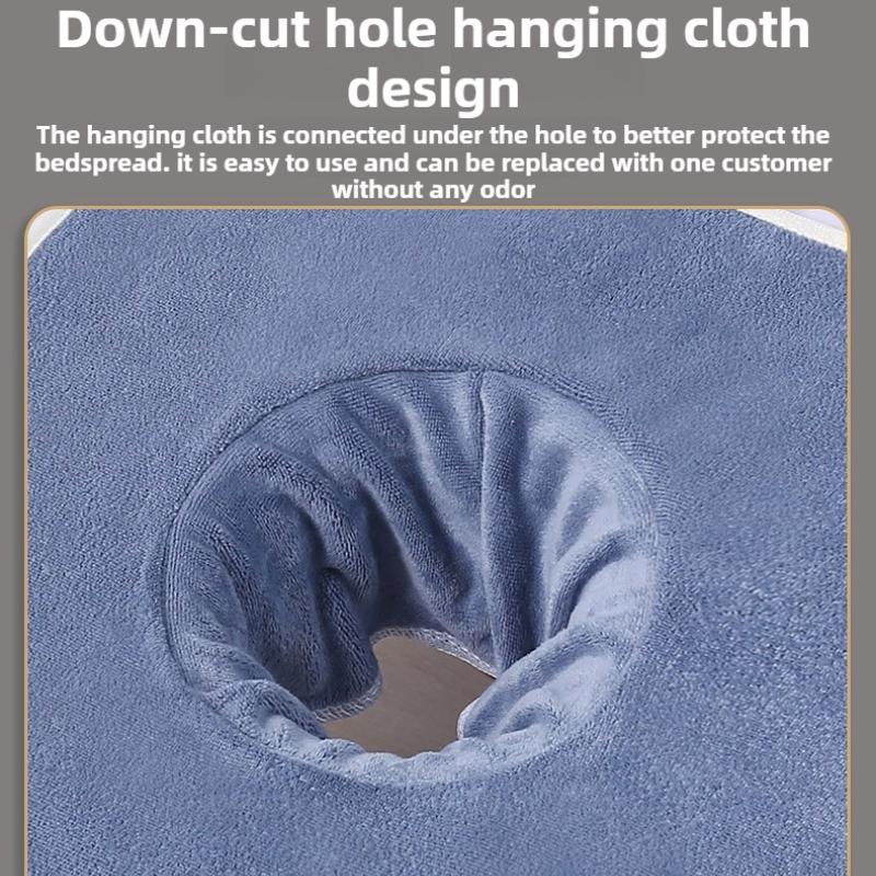 Schönheitssalon Gesichtstuch Akupunktur und Moxibustion Massage Pflege Massageliege mit Loch Verdickungspad Gesicht saugfähiges Tuch