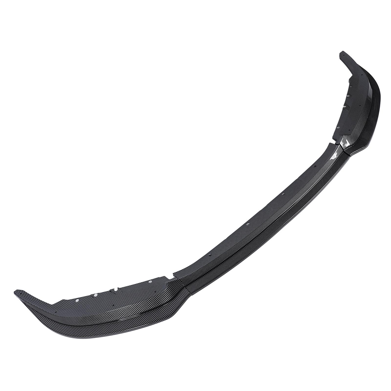 3 Pièces Spoiler Lèvre Avant Diviseur Sportif Spoiler Lèvre Avant Diviseur Protecteur pour Série 2 M2 G87 2023 et Plus Tard gray