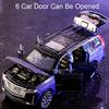 1:32 Scale Escalade Mini Toy Model Cars Alloy Diecast SUV Shock Absorption Sound Light Doors Opened Ornament Vehicles Boys Gifts