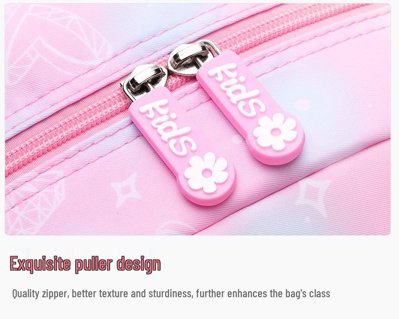 Dreamy Lightweight Backpack for Girls, Grades 1-6: Spine Protection & Load Reduction