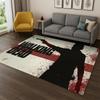classic The Walking Dead Rick Daryl Horror TV Carpet Rug for Bedroom Living Room Sofa Doormat Home Decor,Kid Area Rug Non-slip