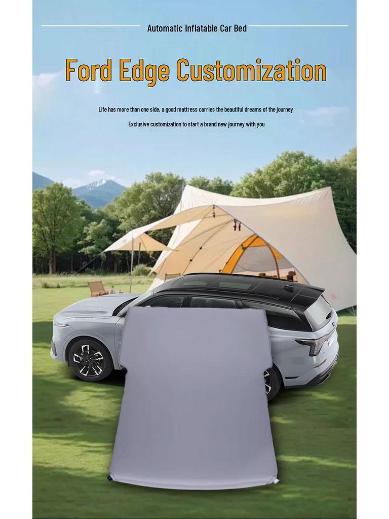L-Size Automatic Inflatable Car Mattress for Ford Edge 7-Seater Trunk