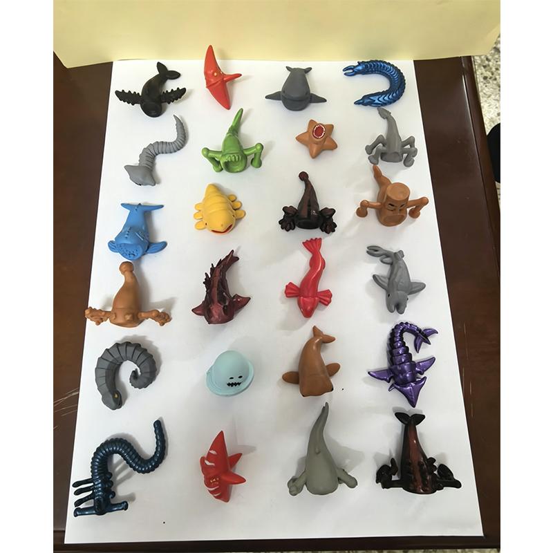 24 Stück Sea Eater Bloop Gran Maja Figur Heimdekoration Modell Mini 2,5-5CM Tiefsee-Monster Figuren Heimdeko Ornamente