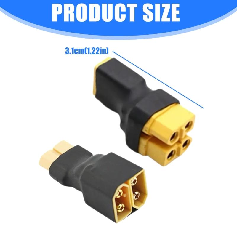Plastic XT60 Series Connector For LiBattery Pack In Drones And Remote Control Vehicles Easy To Use Compactly Design