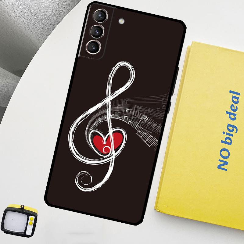 

Minimalist Music Lover Phone Case For Samsung Galaxy S25 S24 Ultra S20 S21 S22 S23 Plus S9 S10 S24 FE S25 FE Cover Galaxy S25