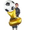 Standing Soccer Foil Balloon Kids Football Theme Birthday Party Baby Shower Decor Football Club Decor Supplies Boys Gifts