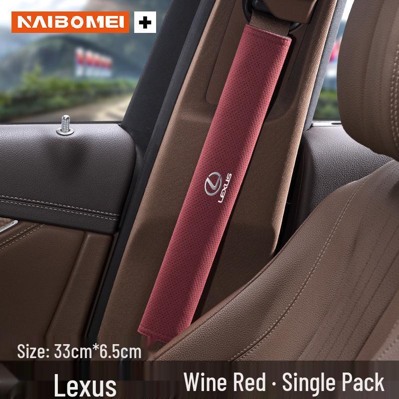 Lexus LS/ES/IS/RX/UX/NX/CT Seat Belt Shoulder Protectors To Prevent Neck Chafing.