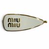 Great Hairpin Enamel Metal Hair Clip Logo Hair Accessories White 5IF147 Used