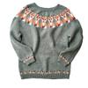 Knitted Women Sweater Print O-neck Long Sleeve Casual Loose Sweaters Female Winter Elegant Trendy Ladies Clothes
