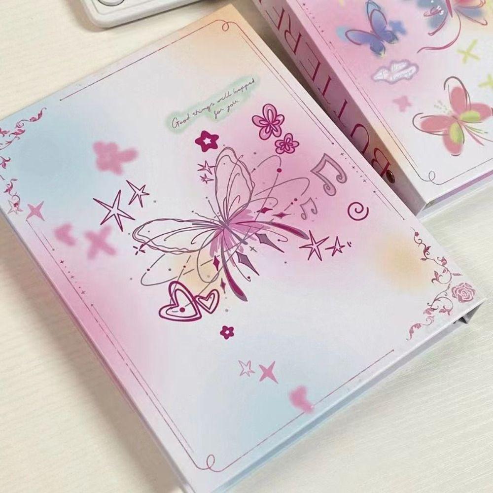 Binder Loose-leaf Album Butterfly Series Photocard Collection Books High Quality Photo Album Gift