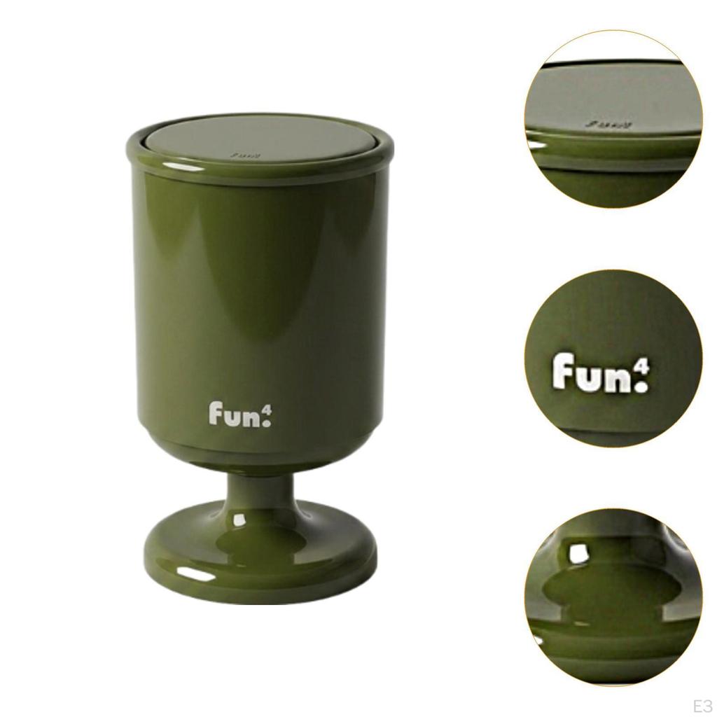 Bin with Lid, Wastebasket And Versatile for The Kitchen, , Dresser Or Bedroom.