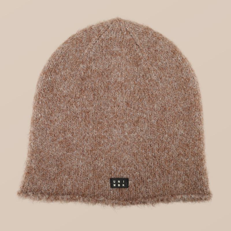 Korean High End Plush Cold Hat for Women In Autumn and Winter Big Head Circumference Retro Pile Hat Showing Face Small Warm Hat